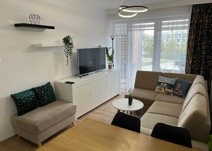 Polanki Park Fala - W Cenie Kryty Basen, Sauna, Jacuzzi, Siłownia, Miejsce Postojowe Apartament