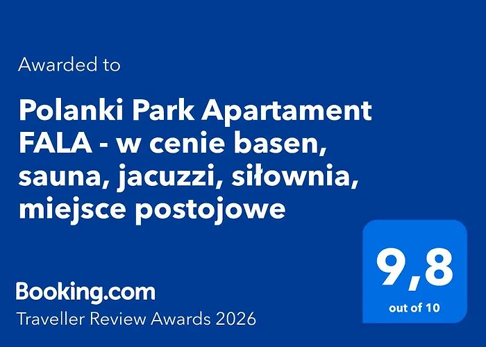 Polanki Park Fala - W Cenie Kryty Basen, Sauna, Jacuzzi, Siłownia, Miejsce Postojowe Apartament *